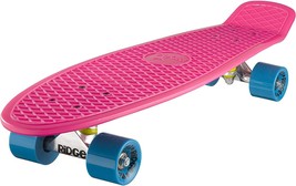 RIDGE Komplettes Skateboard Big Brother Retro Solide Rosa Länge 69CM Höhe 10CM - £35.23 GBP