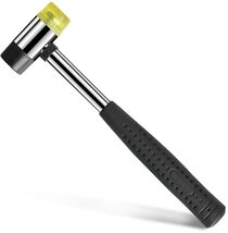Small Rubber Mallet Hammer Tool - 25mm Non Marring Hammer 8.9&quot;L x 2.5&quot;W ... - $14.85