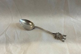 Birmingham 1907 Sterling Silver Coffee Spoon with Delicate Deer Motif by Robert  - £39.28 GBP