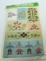 Vintage Cross Stitch Pattern Simplicity 9798 UNCUT 31728 1971 - £9.34 GBP