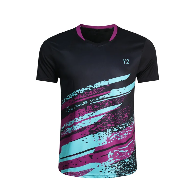 Sporting New Quick Dry Badminton Shirt Men Women Table Tennis Shirts Clo... - £35.09 GBP