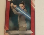 Star Wars The Last Jedi Trading Card #1 Rey - $1.97