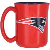 New England Patriots 623 NFL Café Coffee Tea Cup Mug 15 oz. Red - $21.78