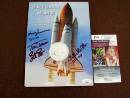 Space Shuttle Atlantis Nasa Astronauts Signed Auto Flown Insulation Material Jsa - £199.05 GBP
