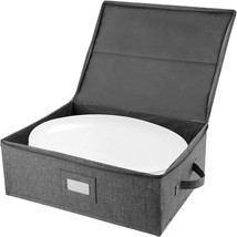 China Storage Containers Hard Shell 17&quot; X 13&quot; X 6&quot;, 5 Felt Dividers Included, - £29.90 GBP