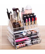 Clear Makeup Organizer with 4 Drawers, Set of 2 - $814.12 MXN