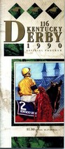 1990 - 116th Kentucky Derby program in MINT Condition - UNBRIDELED - £11.78 GBP