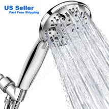 High Pressure 9-Settings Shower Head Handheld Bathroom Shower Sprayer With Hose - £35.06 GBP