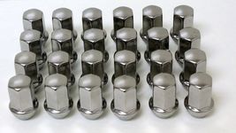 Set Of 24 NEW TAKEOFF GM Chevy Silverado Factory Polished 14x1.5 Lug Nuts - $24.74