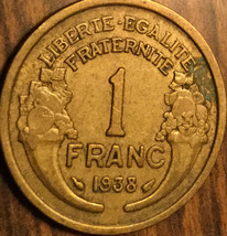 1938 France 1 Franc Coin - £1.32 GBP