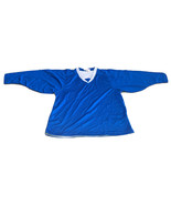 Johnny Mac’s Reversible Youth Practice Hockey Jersey Large/XL Royal/Whit... - £23.26 GBP