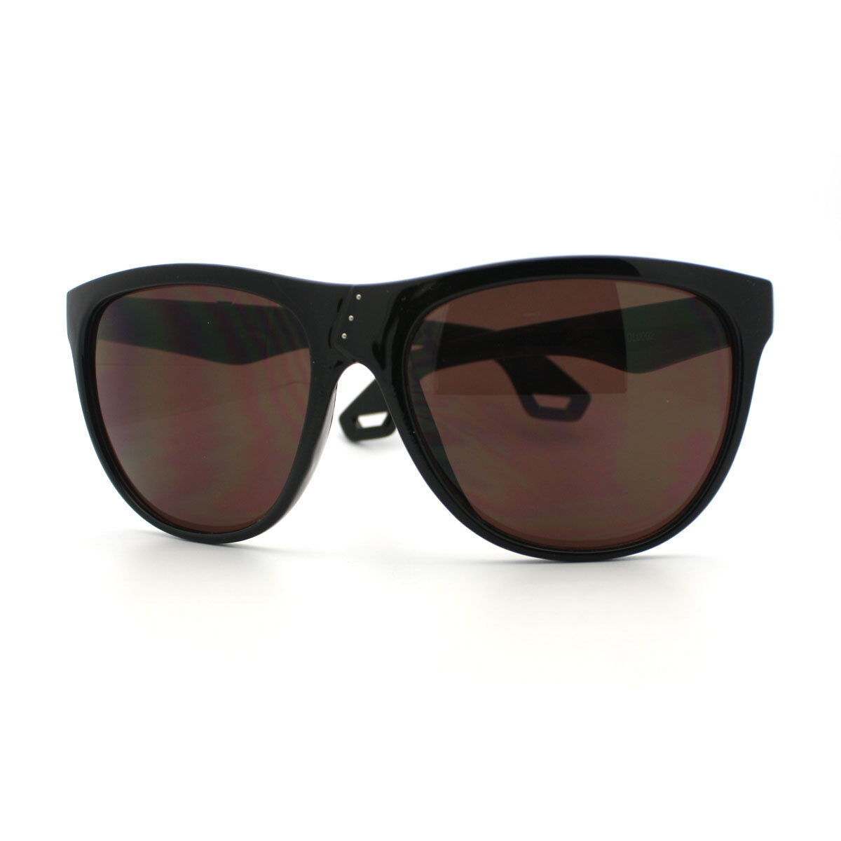 Women Oversized Sun Overlap Button Design Fashion Frame Black, Brown-
sh... - $6.25