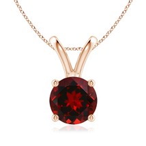 Authenticity Guarantee

ANGARA 2.2 Ct V-Bale Round Garnet Solitaire Pendant N... - $566.10