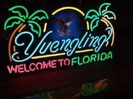 New Yuengling Welcome to Florida Game Room Neon Sign 24&quot;x20&quot;  - £199.83 GBP