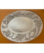 Wilton Armetale Fruit Collection Large Oval Tray 20 Inch - $29.29 CAD