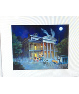 Disney Mickey Mouse and Friends at Haunted Mansion Art Print 16 x 20 - £38.17 GBP