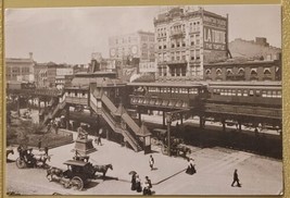 Manhattan Theater Broadway 34th New York City Postcard From 1898 Photo VNT c1976 - £4.34 GBP