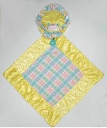 PLAYSKOOL SNUZZLES LION BEAR YELLOW SOFT PLAID BLANKET LOVEY CRINKLE RAT... - $1,206.15 MXN