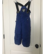 1 Pc DOS Toddler Boys Blue Ski Bib Overall Pants Size 3T - £26.68 GBP