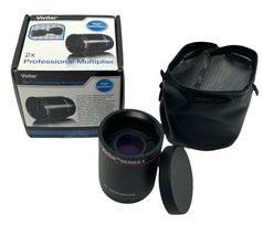 Vivitar High Definition 2x Professional Multiplier Converter Camera Lens New - $26.99
