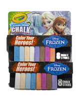 Frozen Washable Sidewalk Chalk 16 Sticks Non Toxic 2 Packs - £12.19 GBP