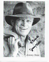 Signed B &amp; W, 8 by 10 inch Promo Picture-Jeremy Slate-film, TV Actor, So... - $113.37 MXN