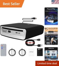 Universal External CD Player for Car with Remote Control &amp; USB Extension... - €81,97 EUR