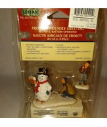 RARE Lemax Village Frosty&#39;s Friendly Greeting Figurine New - $51.47