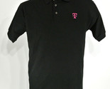 T-MOBILE Communications Tech Employee Uniform Polo Shirt Black Size L La... - $25.49