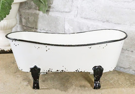 Western Country Rustic Metal Freestanding Bathtub Replica Decor 10&quot;L - $23.99