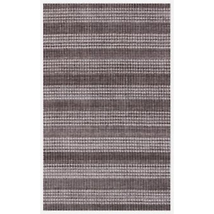 8&#39; X 10&#39; Rust And White Striped Hand Loomed Area Rug - $2,137.36