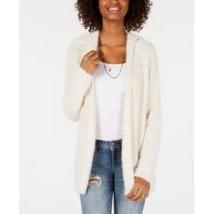 Say What? Juniors Open-Front Hoodie Cardigan Sweater, Size Large - £18.87 GBP