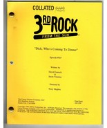 *3RD ROCK FROM THE SUN - DICK, WHO&#39;S COMING TO DINNER Final Draft 5th Re... - £58.85 GBP