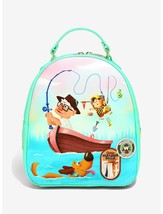 Disney Pixar UP Carl Russell Fishing Her Universe Mini Backpack - £71.93 GBP
