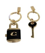 NWT Coach Lock and Key Bag Charm Key Ring - £55.91 GBP