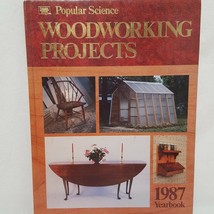 Popular Science Woodworking Projects Hardcover Book Yearbook 1987 Organizers Bed - £11.78 GBP