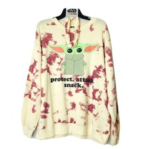 Star Wars Women&#39;s Large Crew Neck Long Sleeve Tie-Dye Sweatshirt Headban... - £28.13 GBP