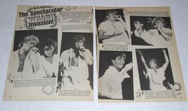 WHAM George Michael BOP Magazine Photo Article Vintage 1985 - £15.92 GBP