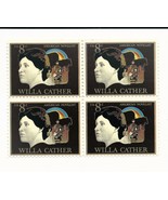 US SC # 1487. Willa Cather - Novelist. Block of 4. MNH. VF - £1.57 GBP