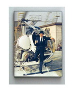 Rare Framed Frank Sinatra Booze Helicopter Vintage Photo. Jumbo Giclée P... - £15.02 GBP