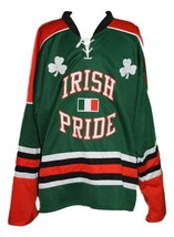 Any Name Number Ireland Irish Pride March 17 Hockey Jersey New Green Any Size - £39.83 GBP+