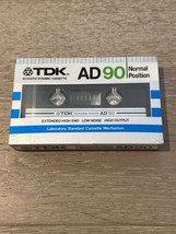 TDK AD90 Normal Position AD-90 NEW SEALED cassette tape JAPAN - $340.13 MXN