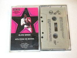 Lot of 2 ELVIS PRESLEY Cassette Tapes Hits From His Movies, Merry Christmas From - £6.26 GBP