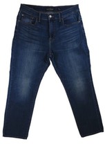 Lucky Brand 410 Athletic Slim Dark Wash Blue Jeans 34x33 Measured 34x31 ... - $20.29