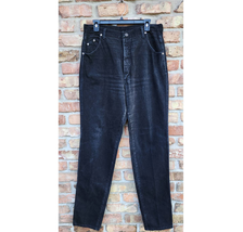 Vintage Wrangler SilverLake Black Super Hi-Rise Mom Jeans 32x35 12/14 Lo... - $69.00
