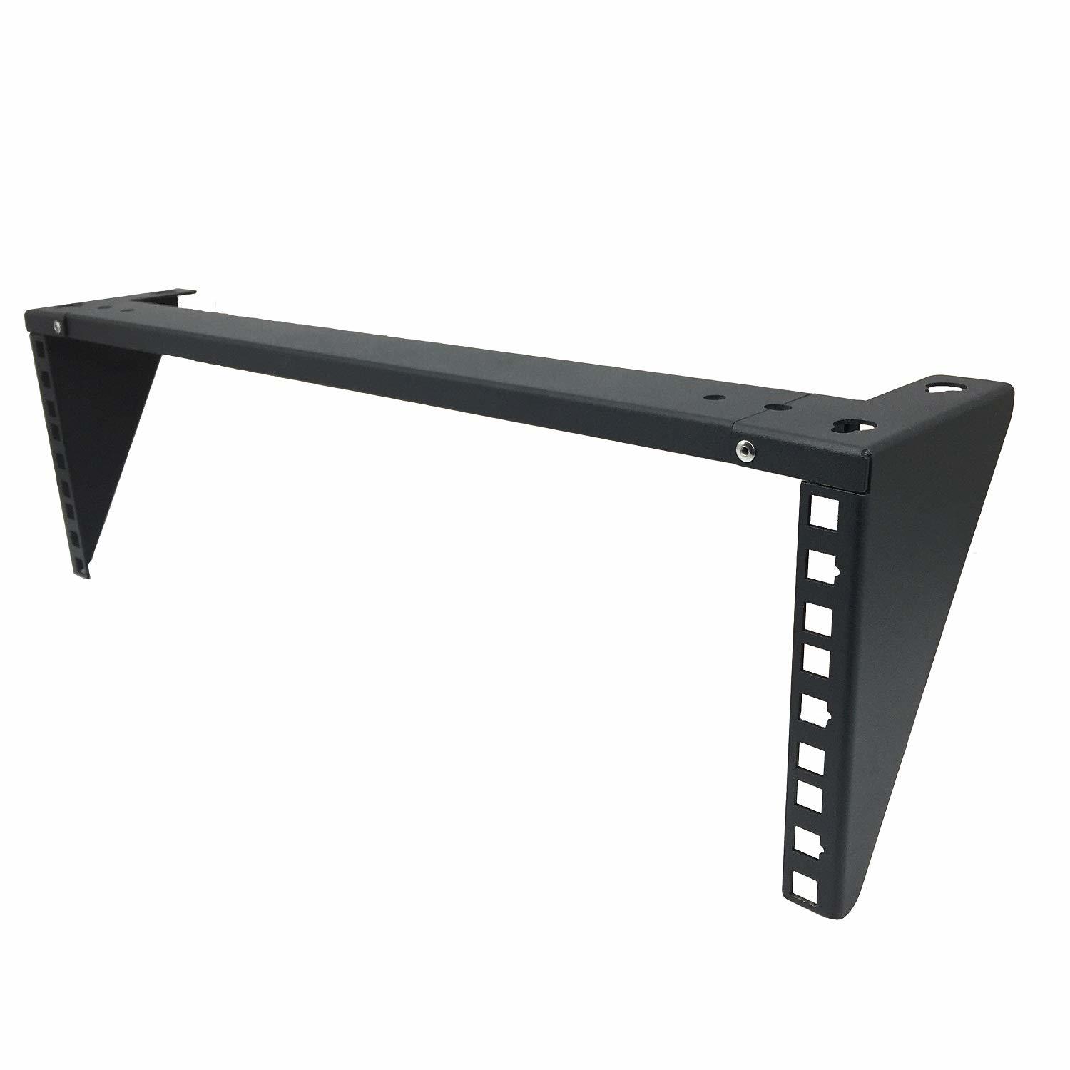 Primary image for 3U Lightweight Foldable Wall Mount Patch Panel Bracket - 19 Inch Steel Vertical 