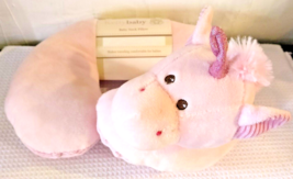 Kellybaby Baby Girl Baby Neck Pillow Travel Comfortable Pink Unicorn Brand New - £12.91 GBP