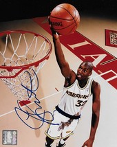 Joe Smith signed Golden State Warriors basketball 8x10 photo COA - £51.43 GBP
