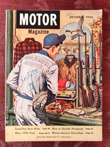 Rare MOTOR Automotive Car Magazine October 1955 James Jordan - £12.65 GBP