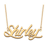 Shirley Name Necklace for Best Friend Family Member Birthday Christmas Gift - $21.93 CAD